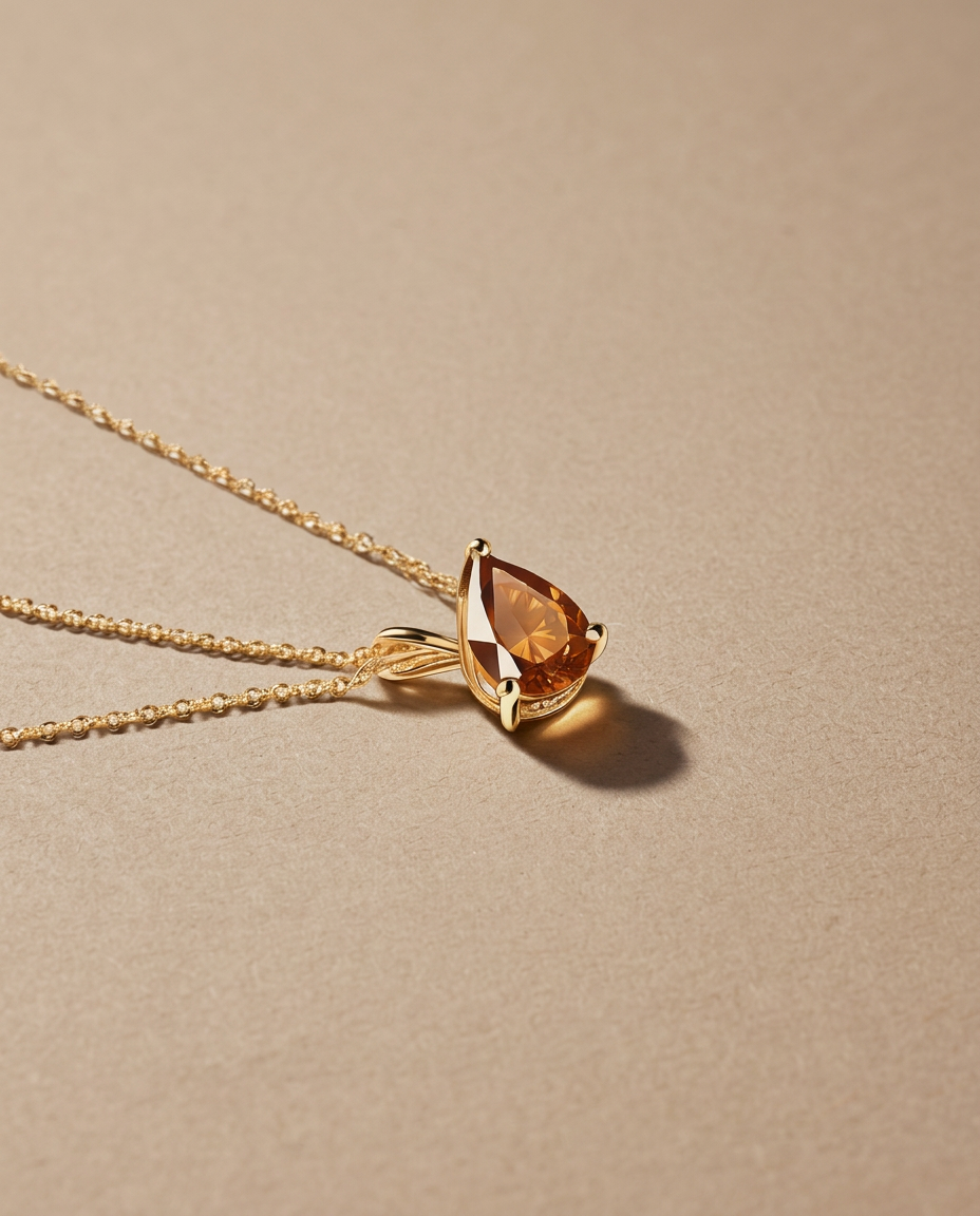 Pear Shape Diamond Fancy Necklace